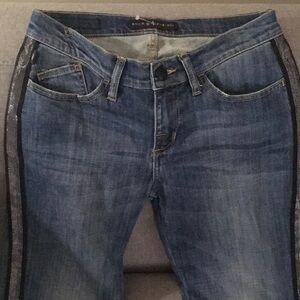 Rock & Republic embellished Jeans side stripes size 6 Berlin rn 130273